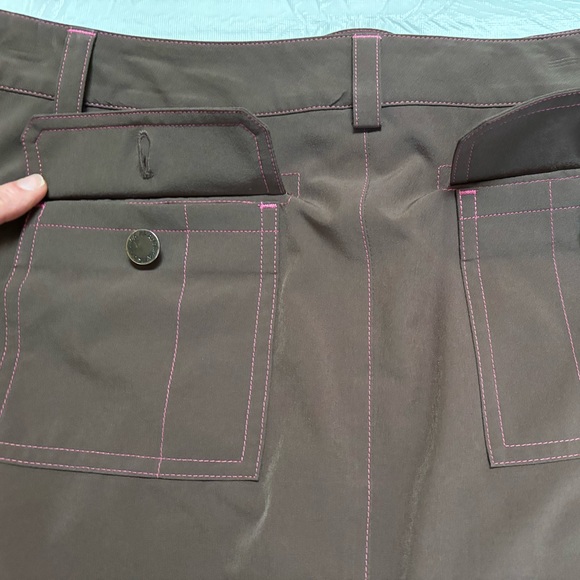 Annika Cutter & Buck Brown Golf Skort -with interior shorts Size 6 Like New - Picture 10 of 10